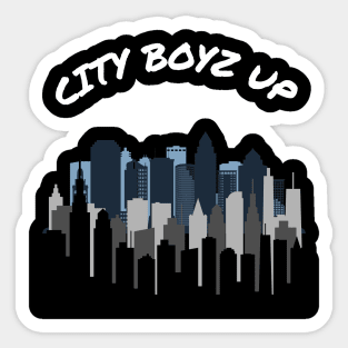 CITY BOYZ UP DESIGN Sticker